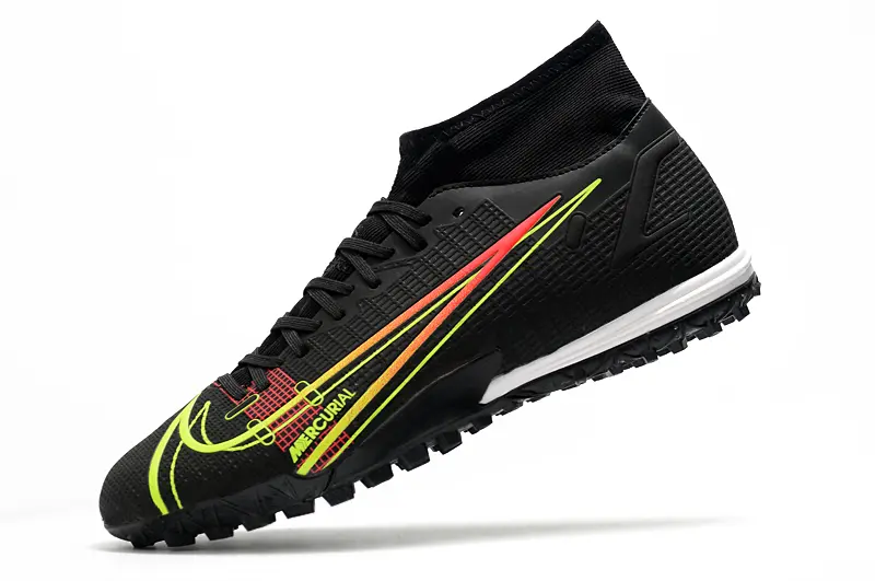 Nike Air Zoom Mercurial Superfly 9 Academy TF - Black/Electric Yellow/Crimson Red