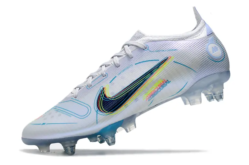 Nike Mercurial Vapor 14 Elite SG - White/Bright Blue/Neon Green