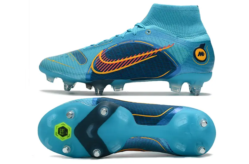 Nike Mercurial Superfly 8 Elite SG - Aqua/Electric Blue/Flame Orange