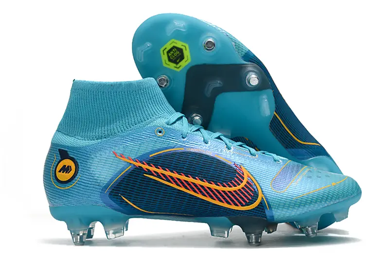 Nike Mercurial Superfly 8 Elite SG - Aqua/Electric Blue/Flame Orange