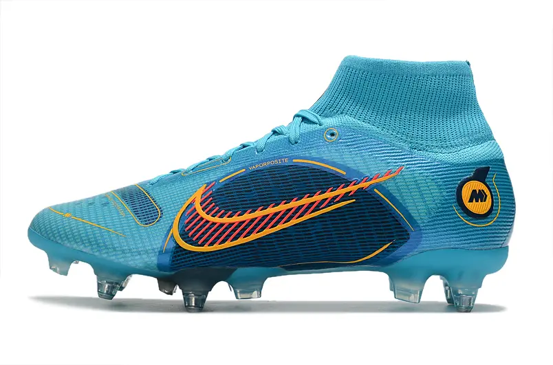 Nike Mercurial Superfly 8 Elite SG - Aqua/Electric Blue/Flame Orange