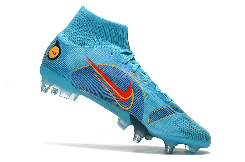 Nike Mercurial Superfly 8 Elite SG - Aqua/Electric Blue/Flame Orange