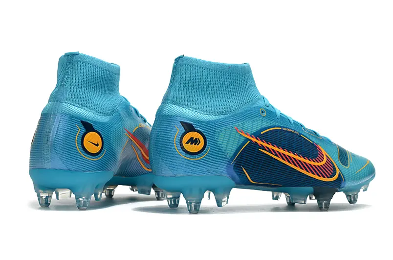 Nike Mercurial Superfly 8 Elite SG - Aqua/Electric Blue/Flame Orange