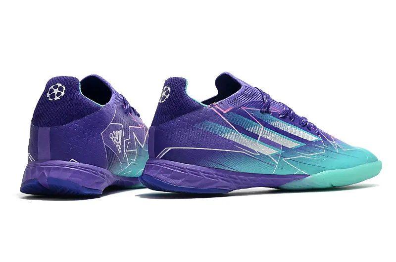 Adidas X Speedflow.1 IC - Turquoise/Vibrant Purple/Light Aqua