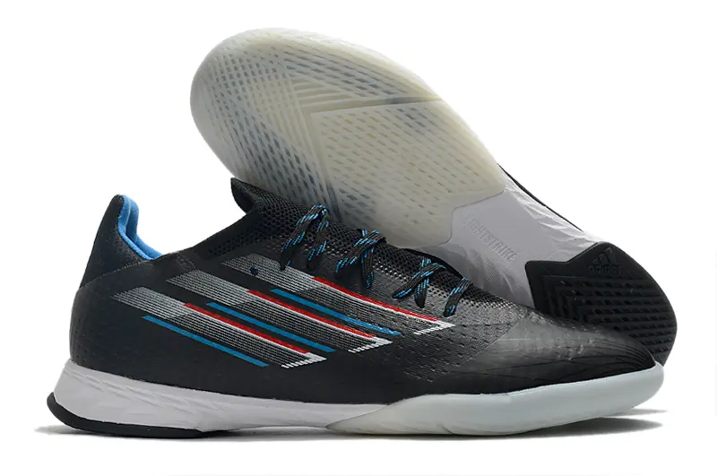 Adidas X Speedflow.1 IC - Black/Electric Blue/Crimson Red