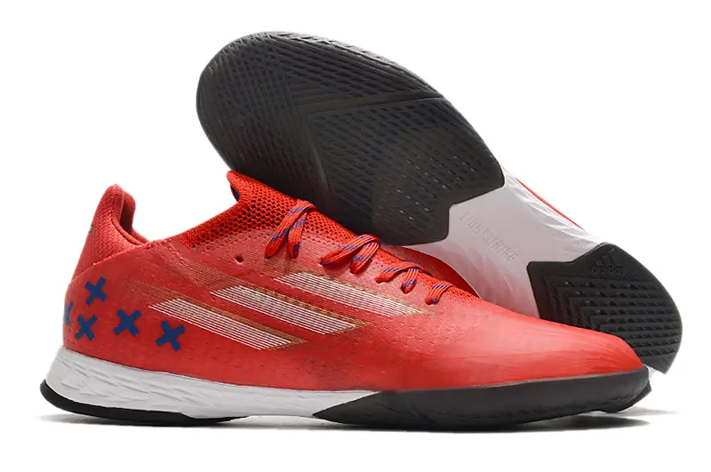 Adidas X Speedflow.1 IC - Red/Fiery Red/Cobalt Blue