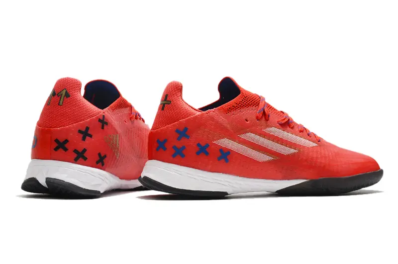 Adidas X Speedflow.1 IC - Red/Fiery Red/Cobalt Blue