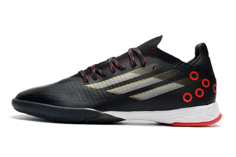 Adidas X Speedflow.1 IC - Black/Crimson Red/Gold Metallic