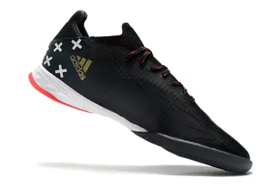 Adidas X Speedflow.1 IC - Black/Crimson Red/Gold Metallic