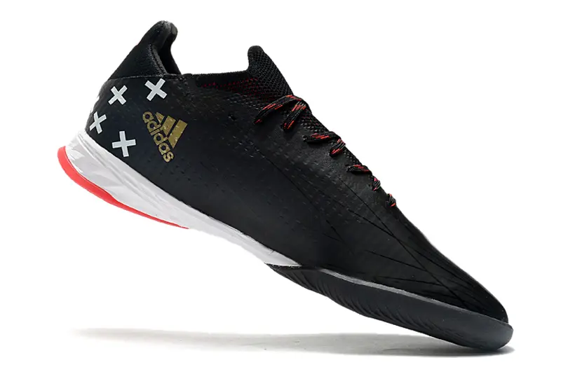 Adidas X Speedflow.1 IC - Black/Crimson Red/Gold Metallic