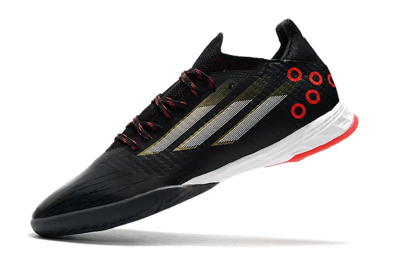 Adidas X Speedflow.1 IC - Black/Crimson Red/Gold Metallic