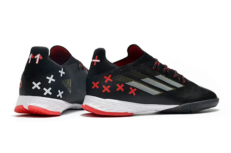 Adidas X Speedflow.1 IC - Black/Crimson Red/Gold Metallic