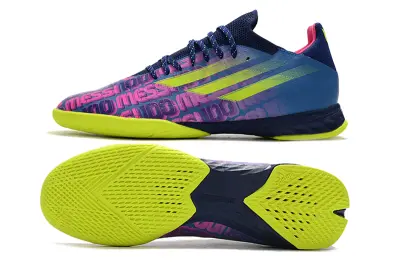 Adidas X Speedflow.1 IC - Blue/Electric Yellow/Vivid Pink