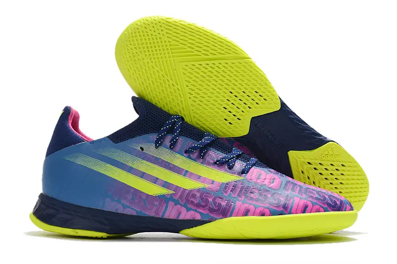 Adidas X Speedflow.1 IC - Blue/Electric Yellow/Vivid Pink