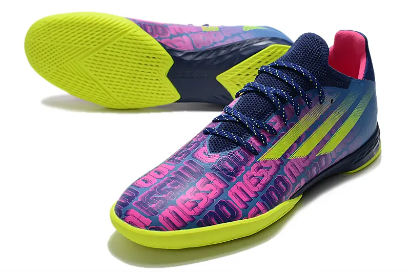 Adidas X Speedflow.1 IC - Blue/Electric Yellow/Vivid Pink