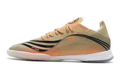 Messi x Adidas X Speedflow.1 IC - Beige/Coral Burst/Cream Glow