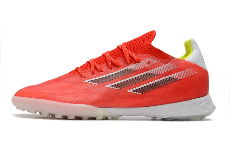 Adidas X Speedflow.1 TF - Red/Bright Coral/Neon Yellow