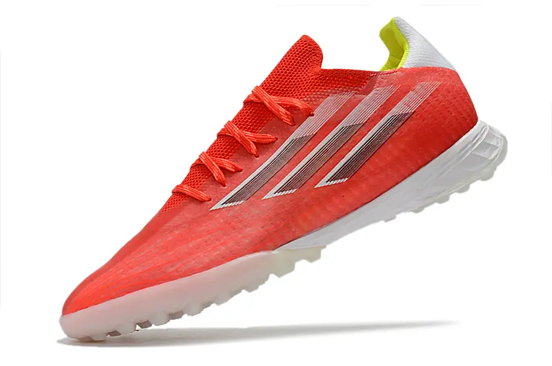 Adidas X Speedflow.1 TF - Red/Bright Coral/Neon Yellow