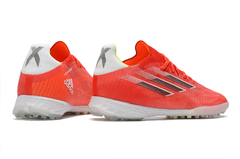 Adidas X Speedflow.1 TF - Red/Bright Coral/Neon Yellow