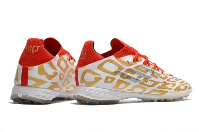 Adidas X Speedflow.1 TF - White/Red Blaze/Gold Dazzle