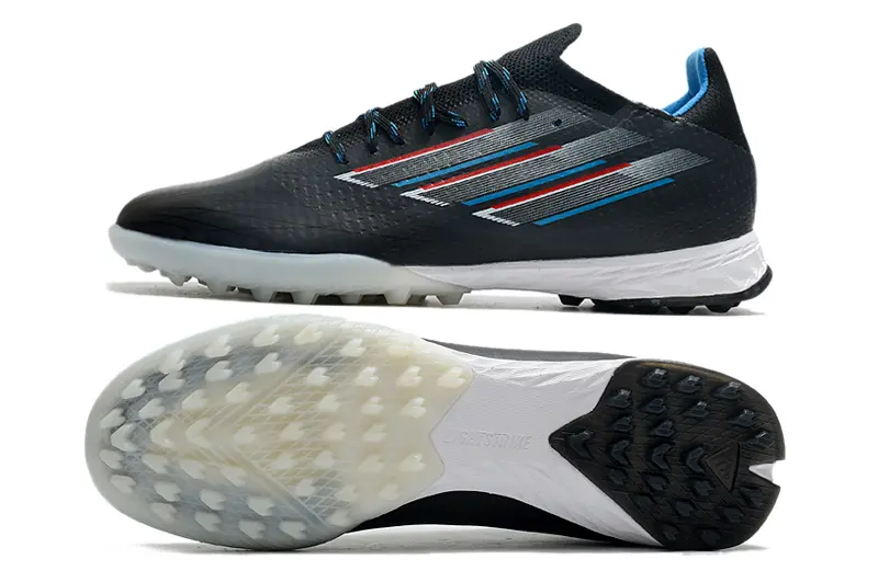 Adidas X Speedflow.1 TF - Black/Midnight Blue/Crimson Red