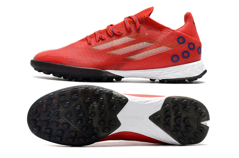 Adidas X Speedflow.1 TF - Red/Vibrant Crimson/Deep Blue