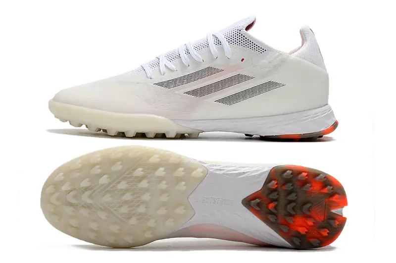 Adidas X Speedflow.1 TF - White/Bright White/Crimson Red