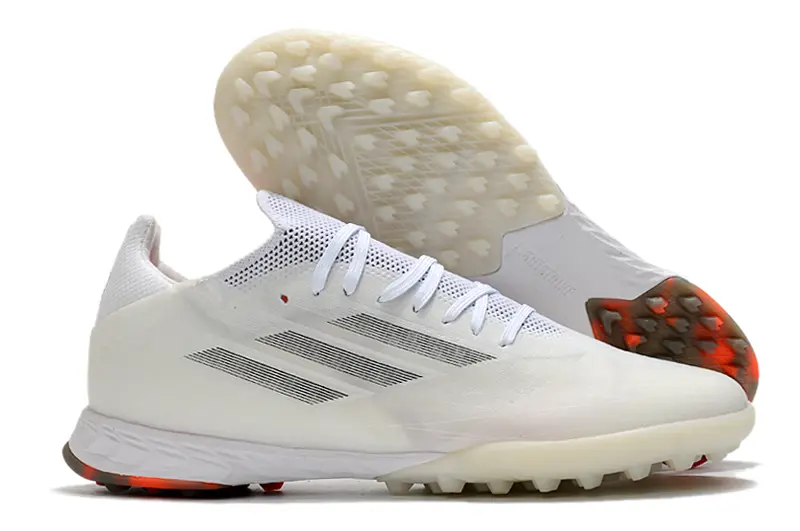 Adidas X Speedflow.1 TF - White/Bright White/Crimson Red