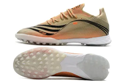 Adidas X Speedflow.1 TF - Beige/Coral Burst/Black Accents