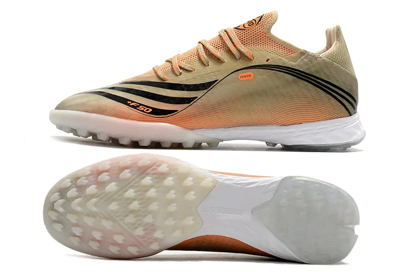 Adidas X Speedflow.1 TF - Beige/Coral Burst/Black Accents