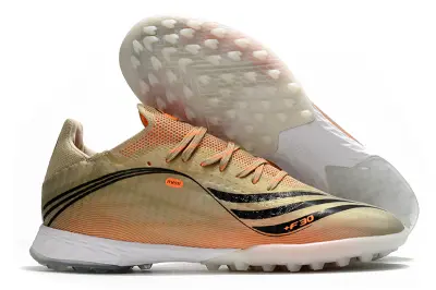 Adidas X Speedflow.1 TF - Beige/Coral Burst/Black Accents
