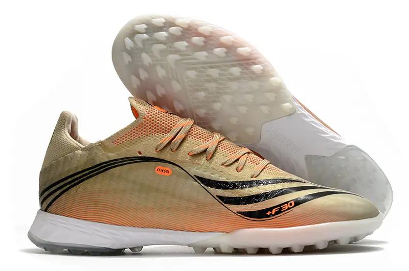 Adidas X Speedflow.1 TF - Beige/Coral Burst/Black Accents