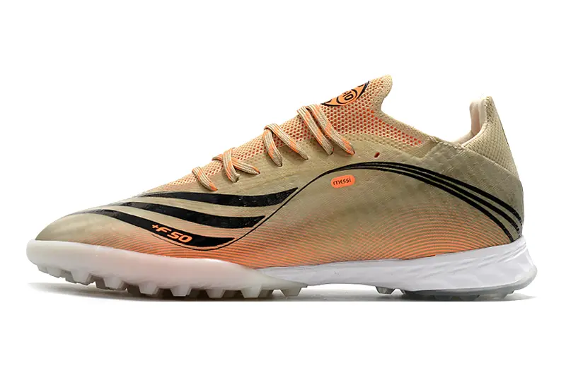 Adidas X Speedflow.1 TF - Beige/Coral Burst/Black Accents