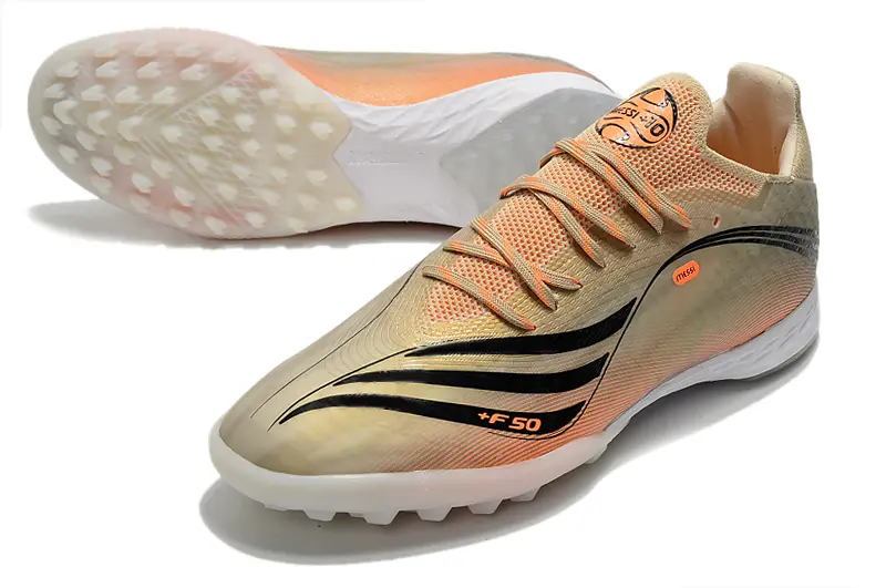 Adidas X Speedflow.1 TF - Beige/Coral Burst/Black Accents