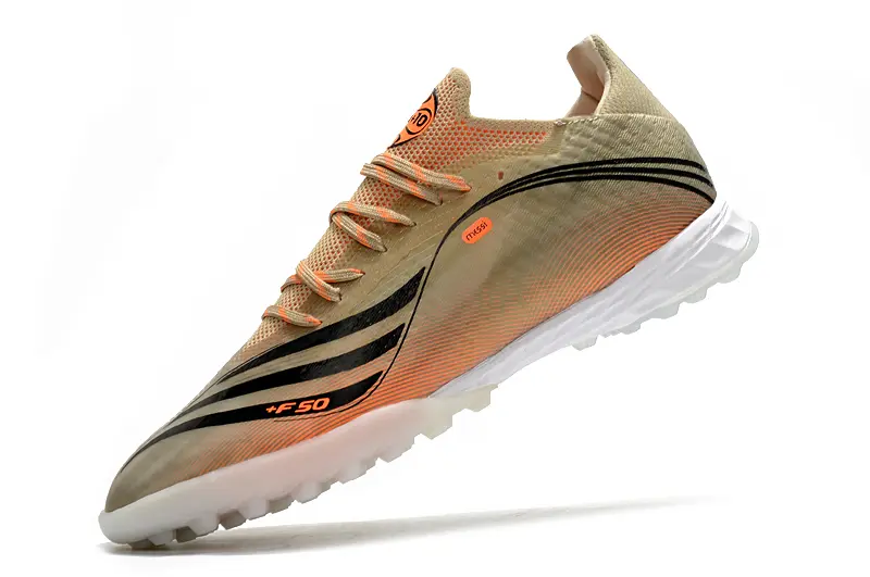 Adidas X Speedflow.1 TF - Beige/Coral Burst/Black Accents