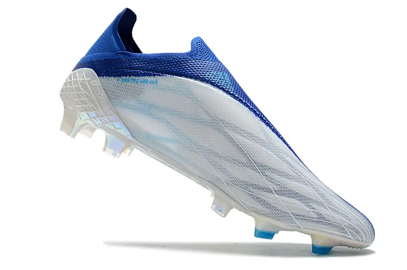Adidas X Speedflow+ Laceless FG - Blue/Cobalt Wave/Clear Ice