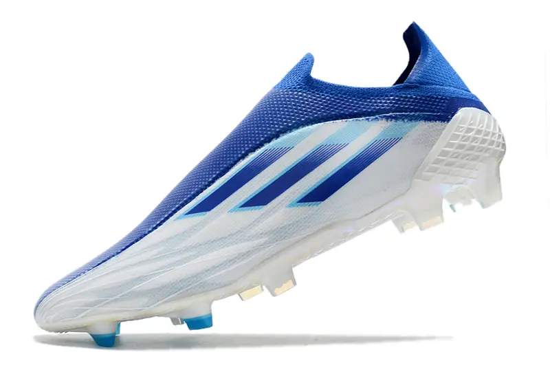 Adidas X Speedflow+ Laceless FG - Blue/Cobalt Wave/Clear Ice