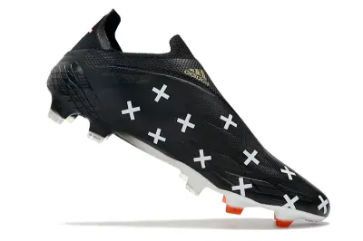 Adidas X Speedflow+ Laceless FG - Black/Fiery Red/Sleek White