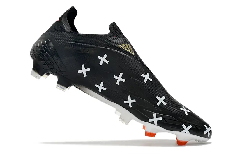 Adidas X Speedflow+ Laceless FG - Black/Fiery Red/Sleek White