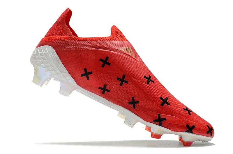 Adidas X Speedflow+ Laceless FG - Red/Ocean Blue/White