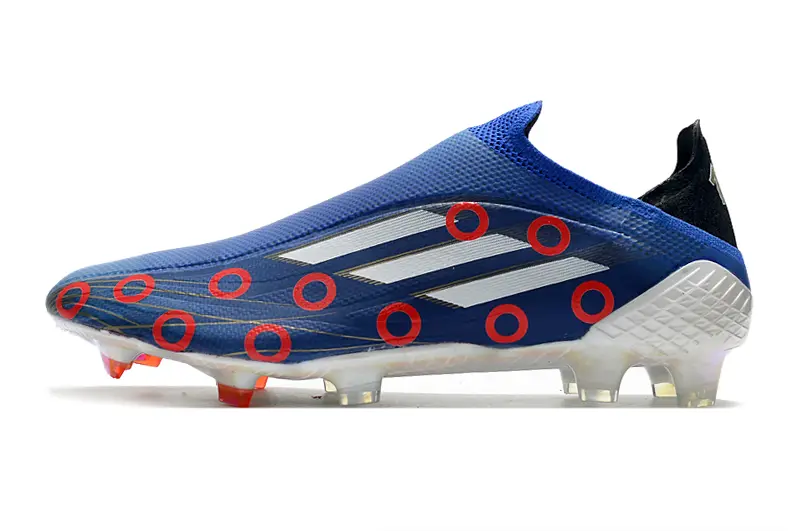 Adidas X Speedflow+ Laceless FG - Navy/Electric Red/White