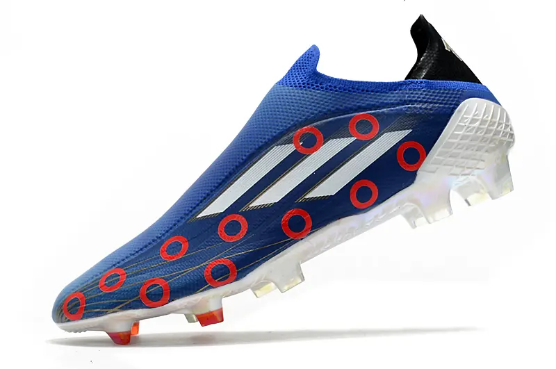 Adidas X Speedflow+ Laceless FG - Navy/Electric Red/White