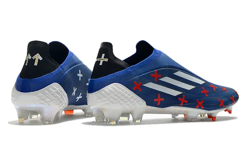Adidas X Speedflow+ Laceless FG - Navy/Electric Red/White