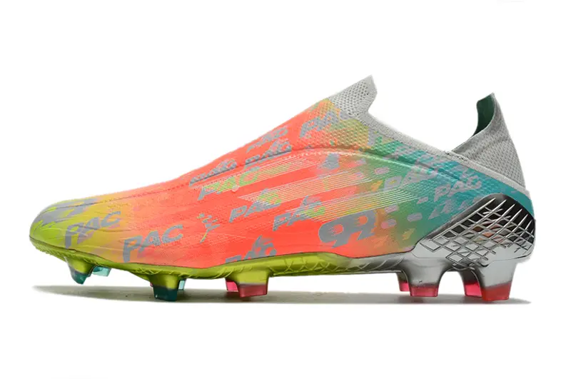 Adidas X Speedflow+ Laceless FG - Orange/Electric Orange/Lime Green