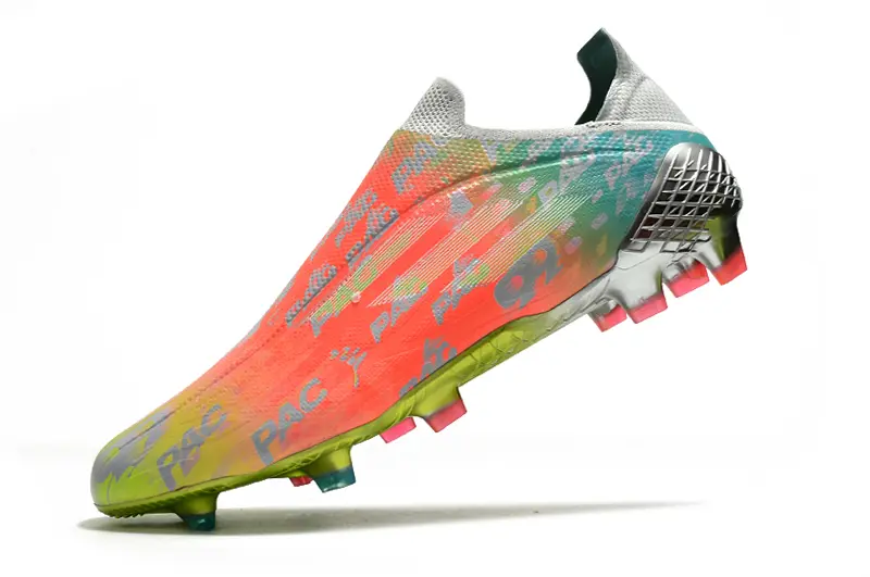 Adidas X Speedflow+ Laceless FG - Orange/Electric Orange/Lime Green