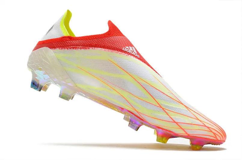 Adidas X Speedflow+ Laceless FG - Red/Vibrant Red/Electric Lime