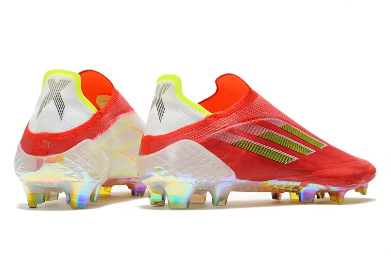 Adidas X Speedflow+ Laceless FG - Red/Vibrant Red/Electric Lime