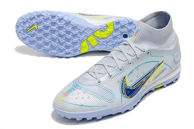 Nike Air Zoom Mercurial Superfly 9 Elite TF - Lightblue/Sky Blue/Electric Lime