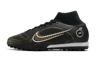 Nike Air Zoom Mercurial Superfly 9 Elite TF - Black/Golden Accent/White Details