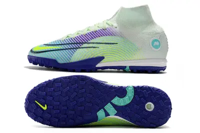 Nike Air Zoom Mercurial Superfly 9 Elite TF - Green/Pastel Blue/Purple Wave